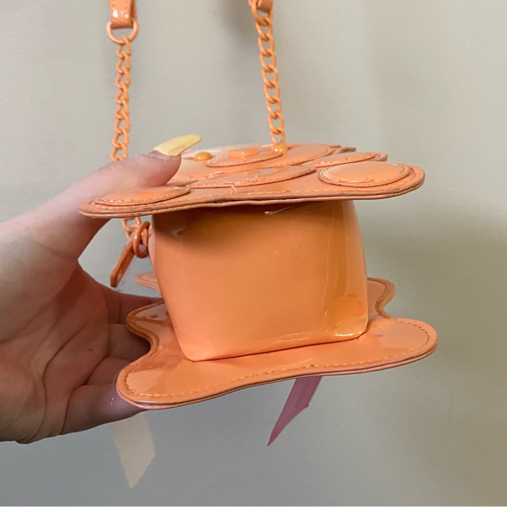 Betsey Johnson Orange Bear Crossbody Bag - Picture 5 of 5